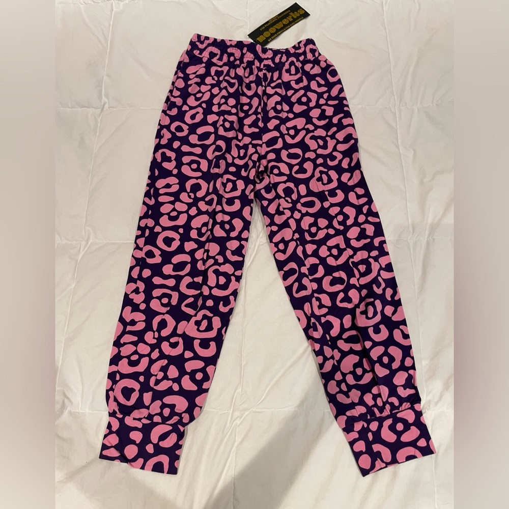 NWT Nooworks ‘Cheetah Spot’ Knit Joggers Size XS